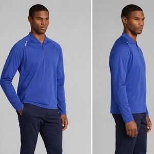 RLX Ralph Lauren Men's Pro Fit 1/4 Zip Golf Pullover Shirt XL‎ Royal Navy NWT